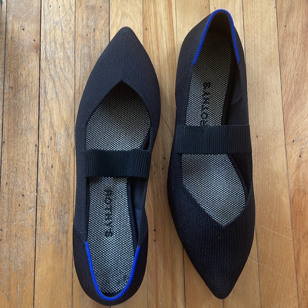 Rothy’s The Point Mary Jane Black - size 9.5